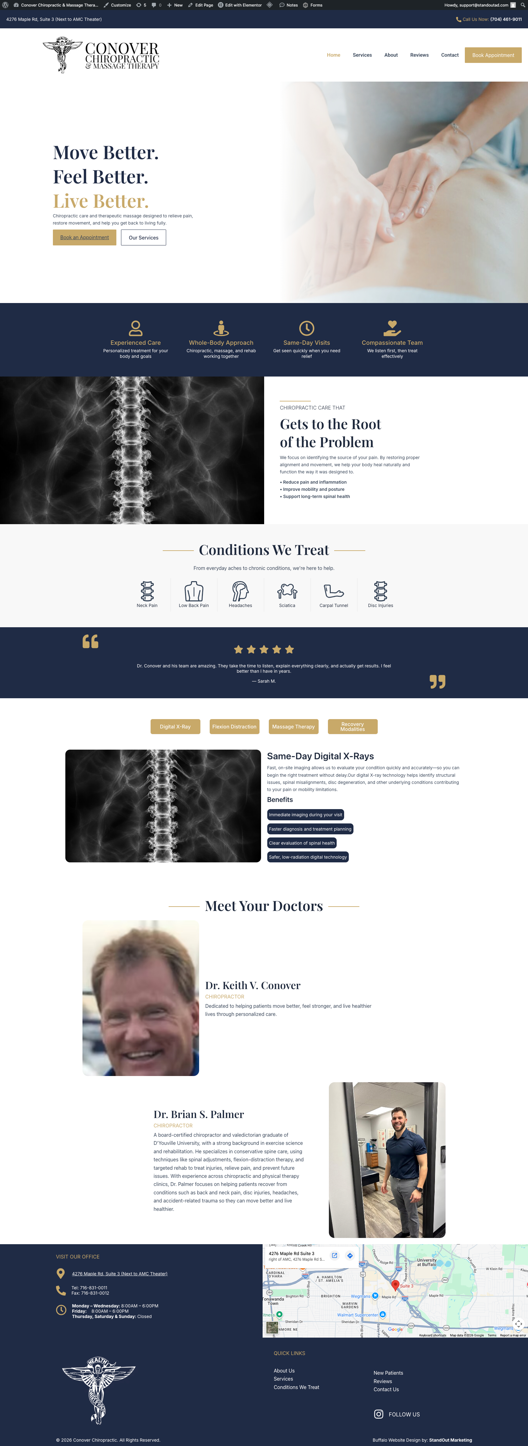 Conover Chiropractic Website