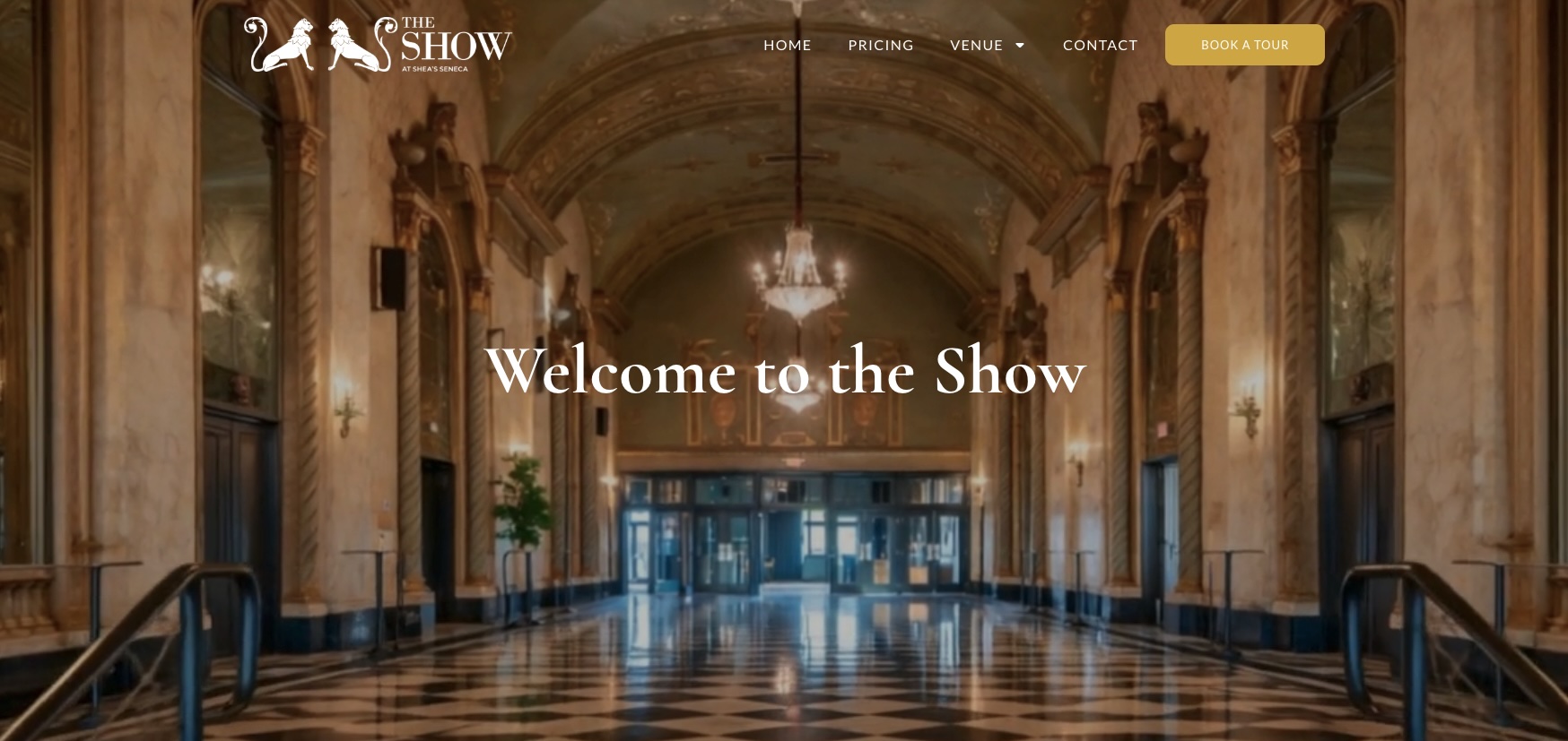 Luxury Venue Website