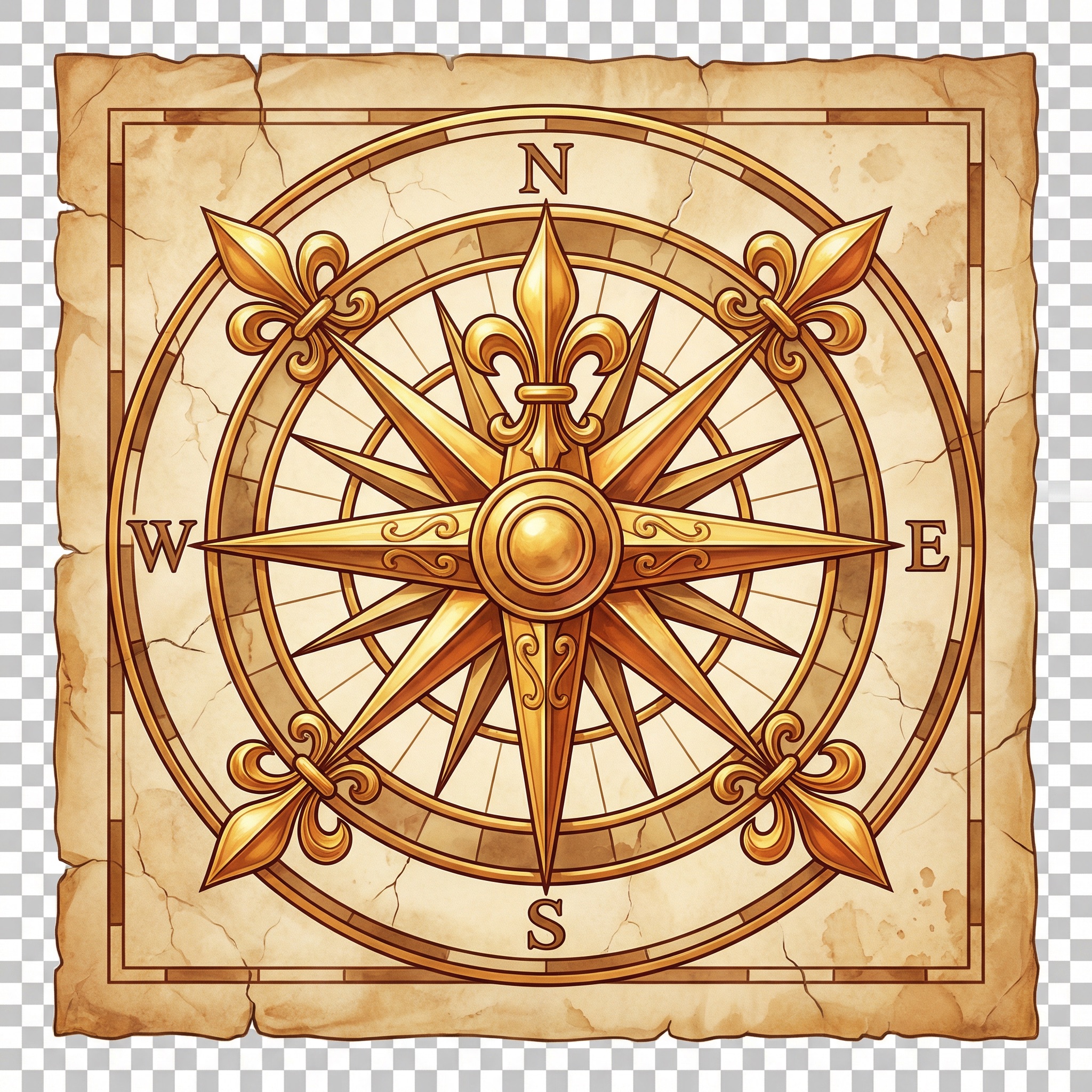 Decorative compass