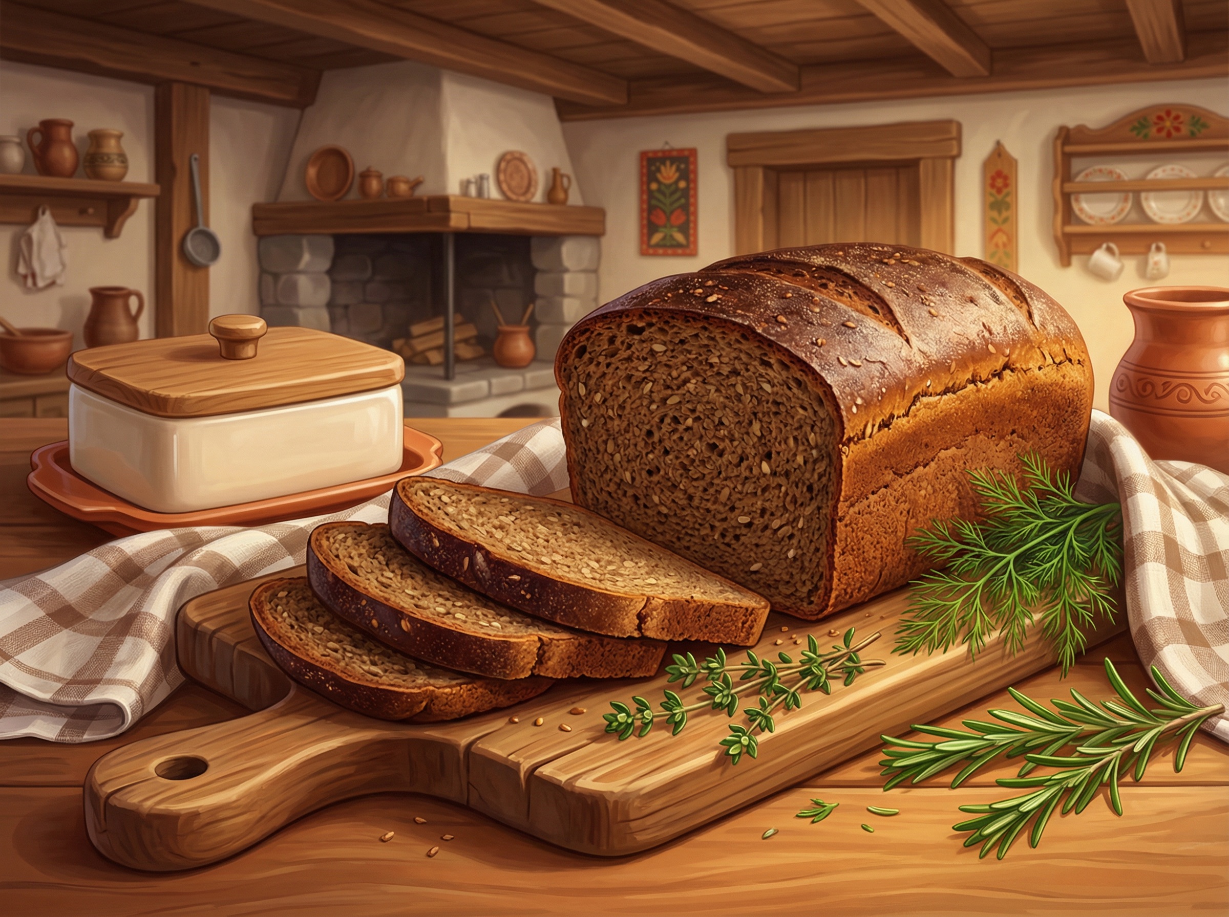 Traditional Estonian Bread